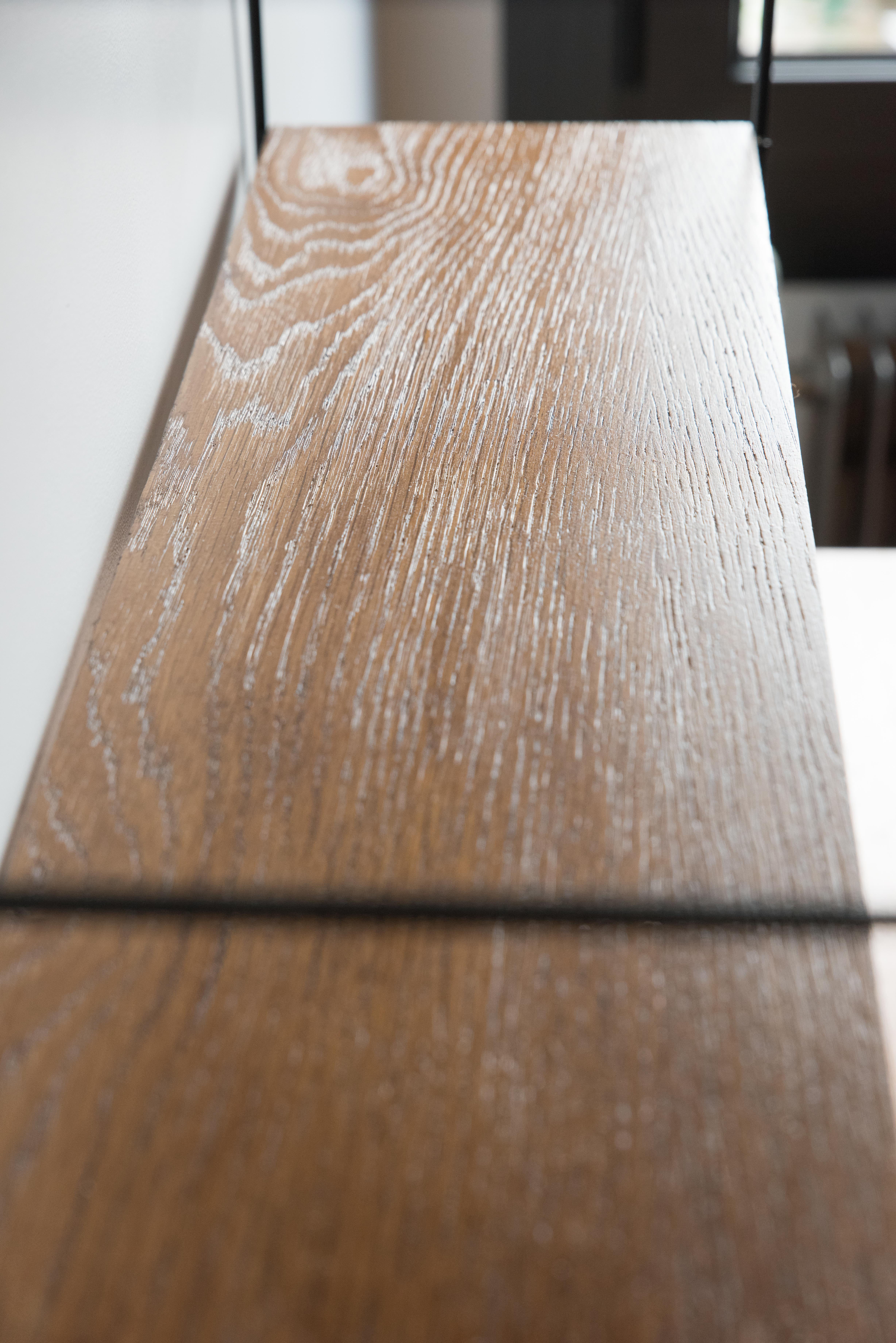 Shelf wood and metal