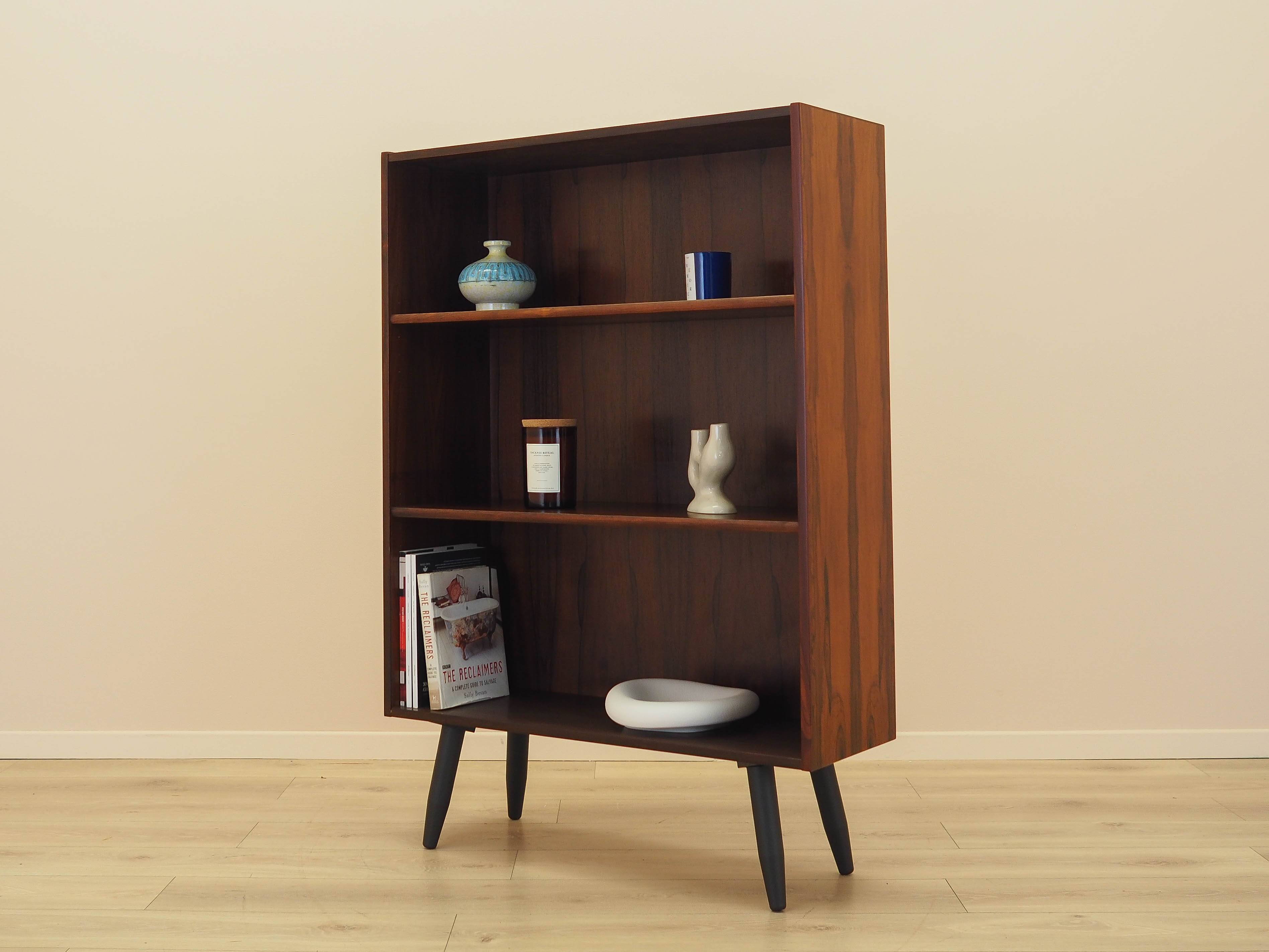 Rosewood bookcase, Danish design, 1970s, made in Denmark