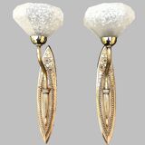 Pair of Art Deco wall sconces