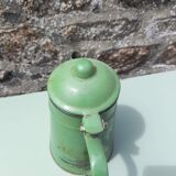 Enamelled sheet metal teapot