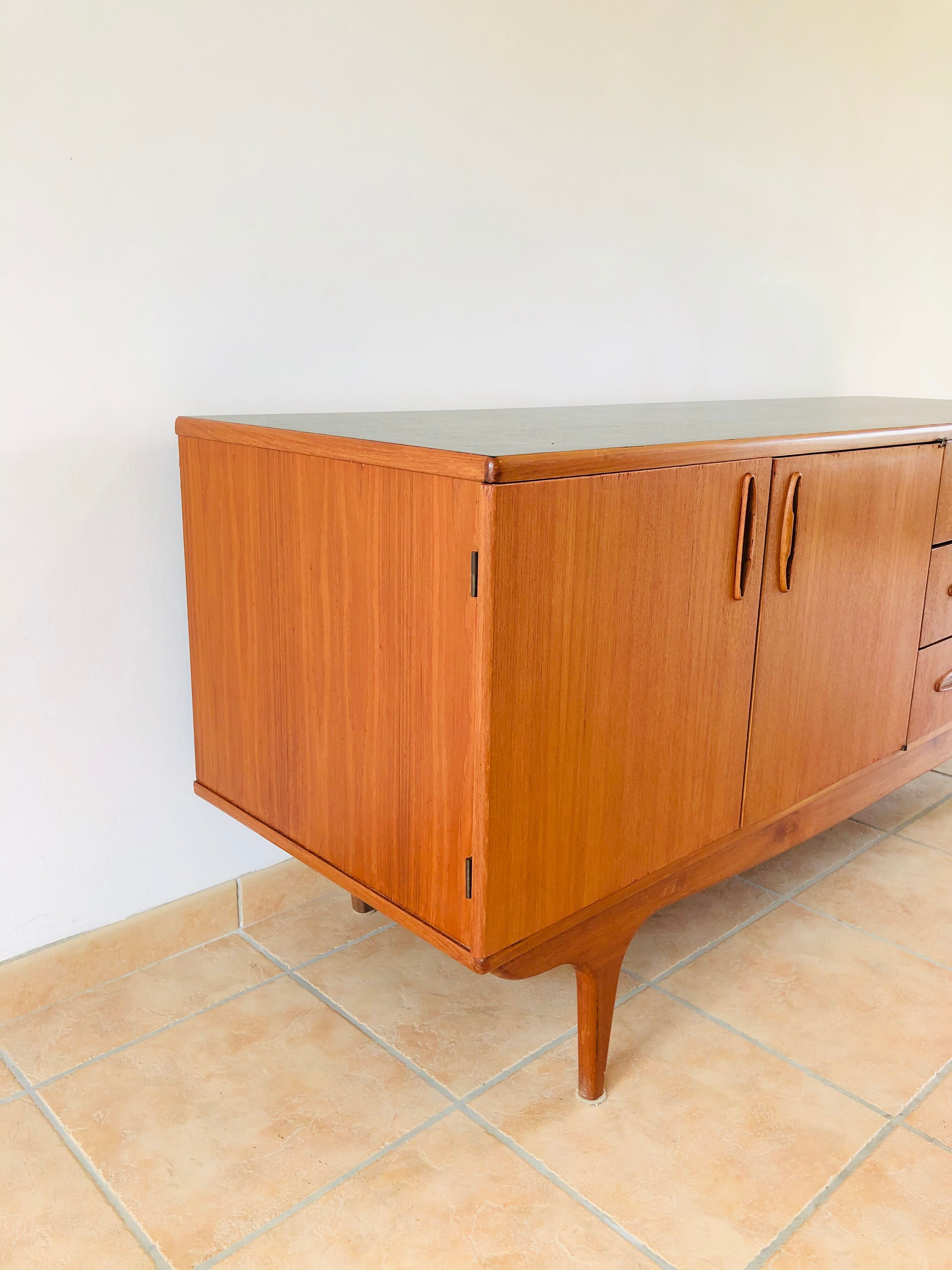 Scandinavian teak line buffet