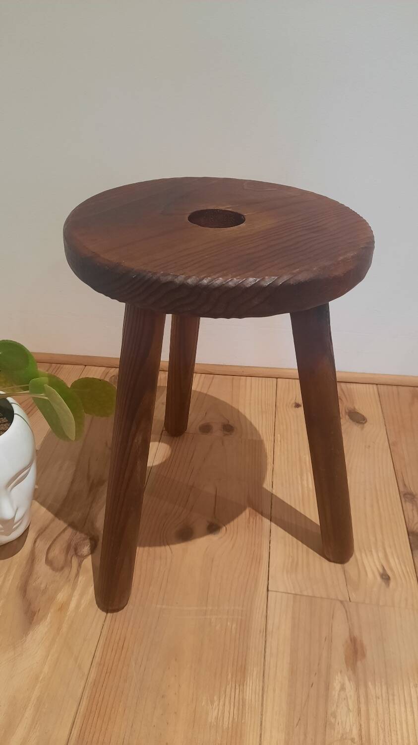 Wooden Tripod Stool