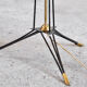 Italian tripod ufo floor lamp from stilnovo, 1950