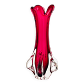 Grand Vase Murano "Chambord" – Fratelli Toso – Sommerso Rubis - 1960