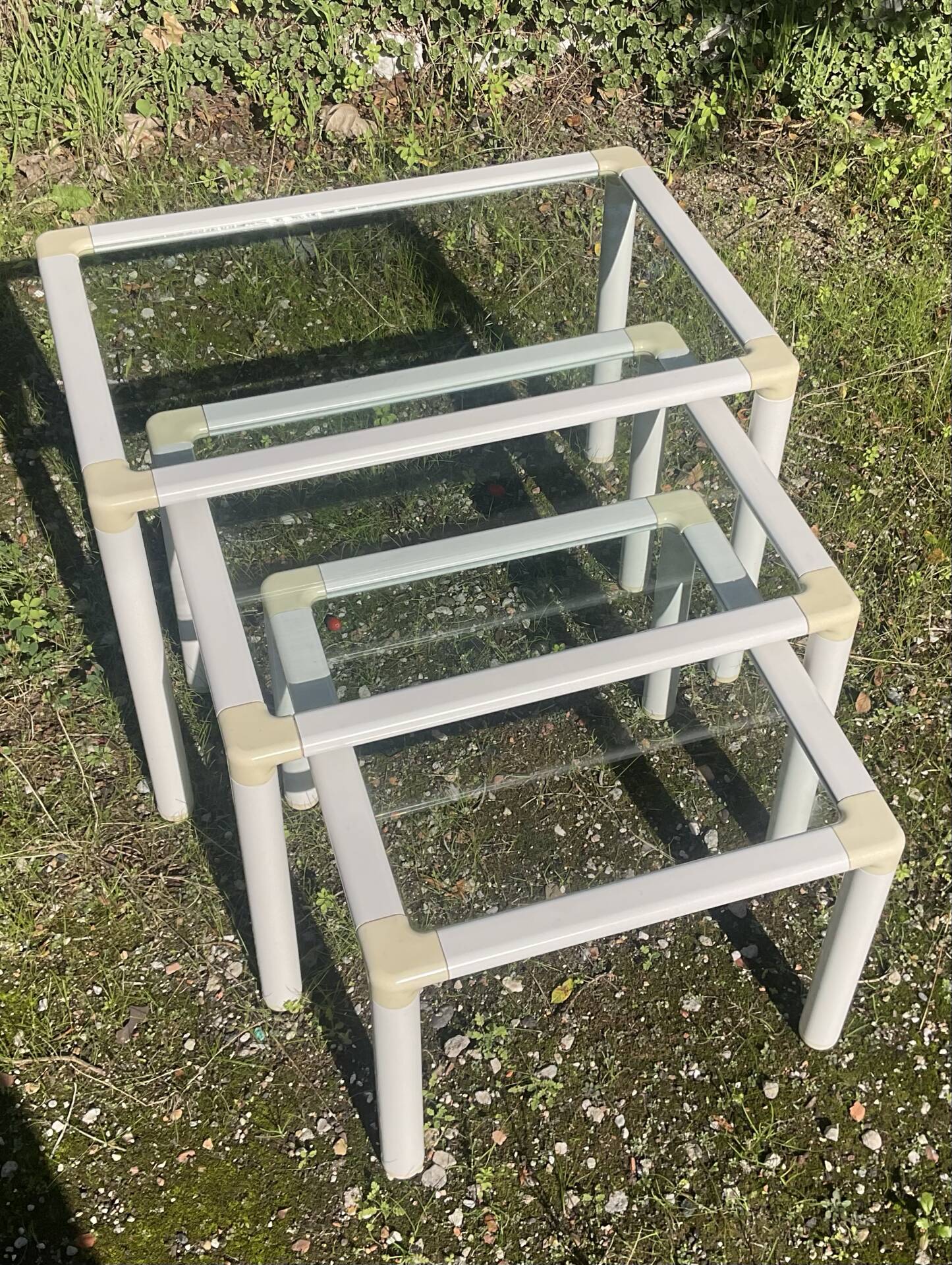 Set of 3 nesting tables from the 1970s.