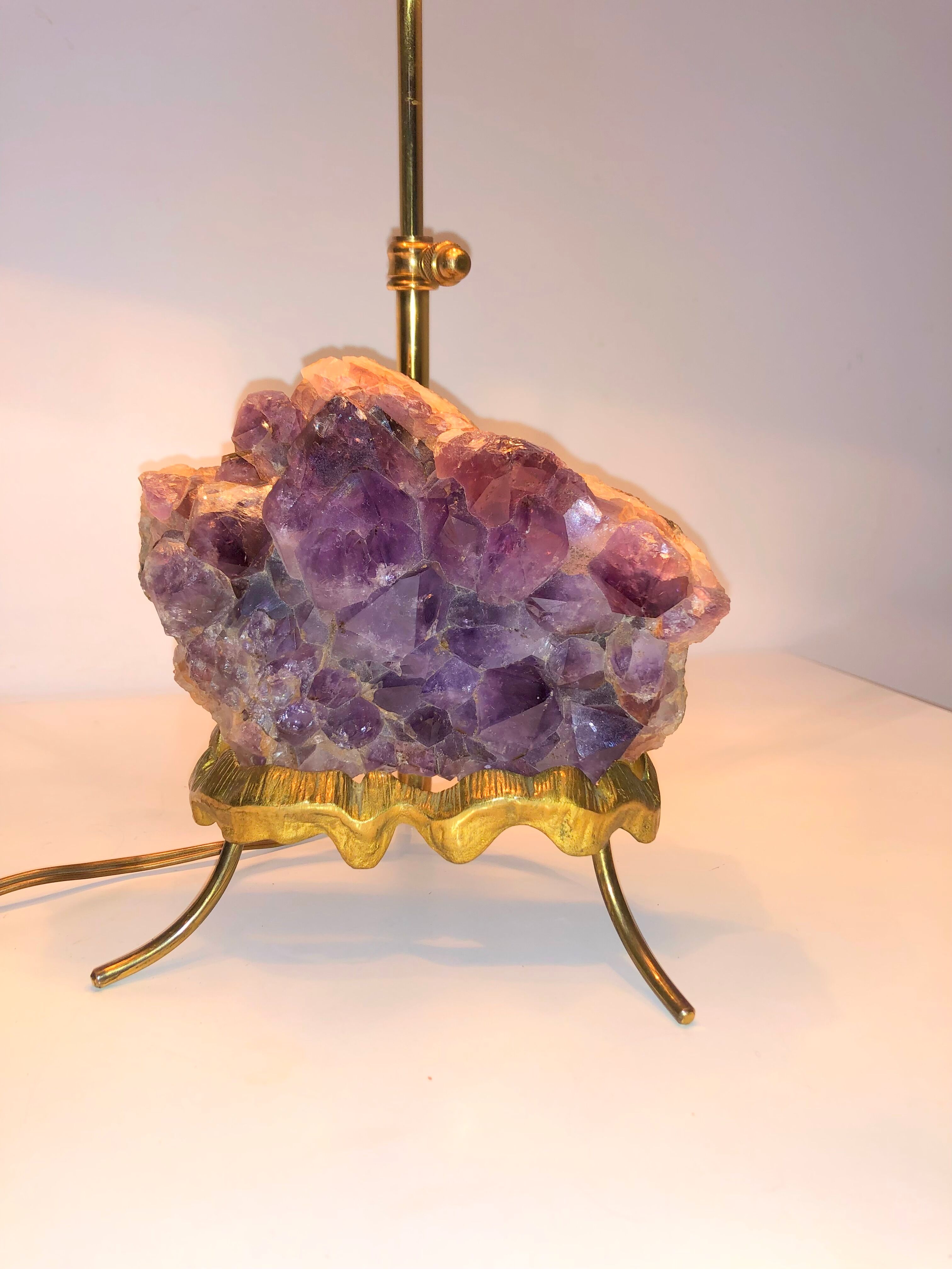 Amethyst lamp 1970