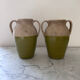 Pair of two-coloured jars