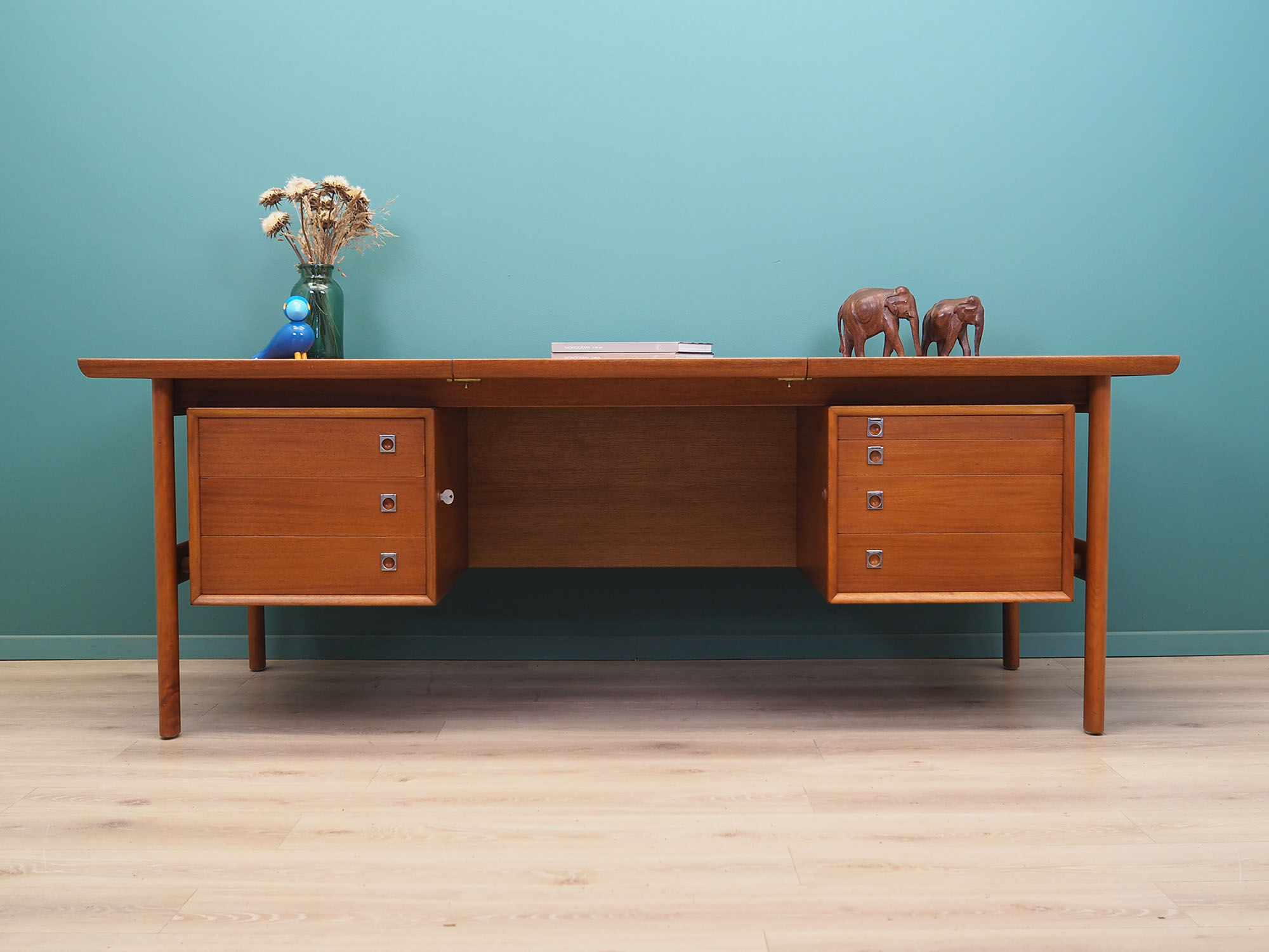 Mahogany desk, Danish design, 1960s, designer: Arne Vodder, production: Sibast