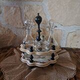 servant oil maker vinegar maker salt pepper shaker mustard pot Napoleon in Salins earthenware