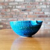 Rimini bleu keramieken asbak, Aldo Londi pour Bitossi, jaren 1960 en Italie