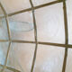 Mother-of-pearl and brass pendant lamp