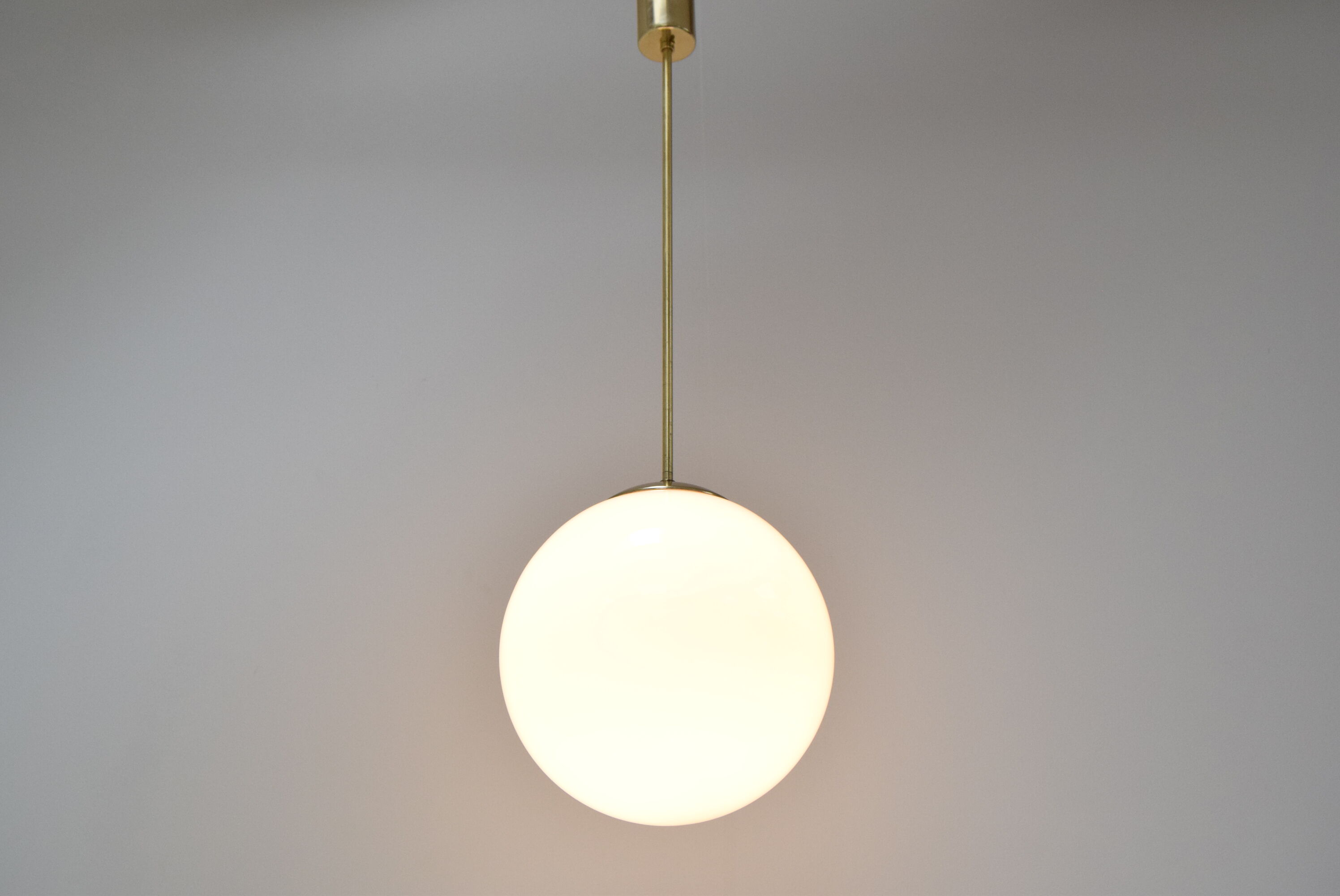 Mid-century Glass Pendant/Kamenicky Senov,1960