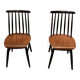 Pair of wooden chairs