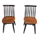 Pair of wooden chairs