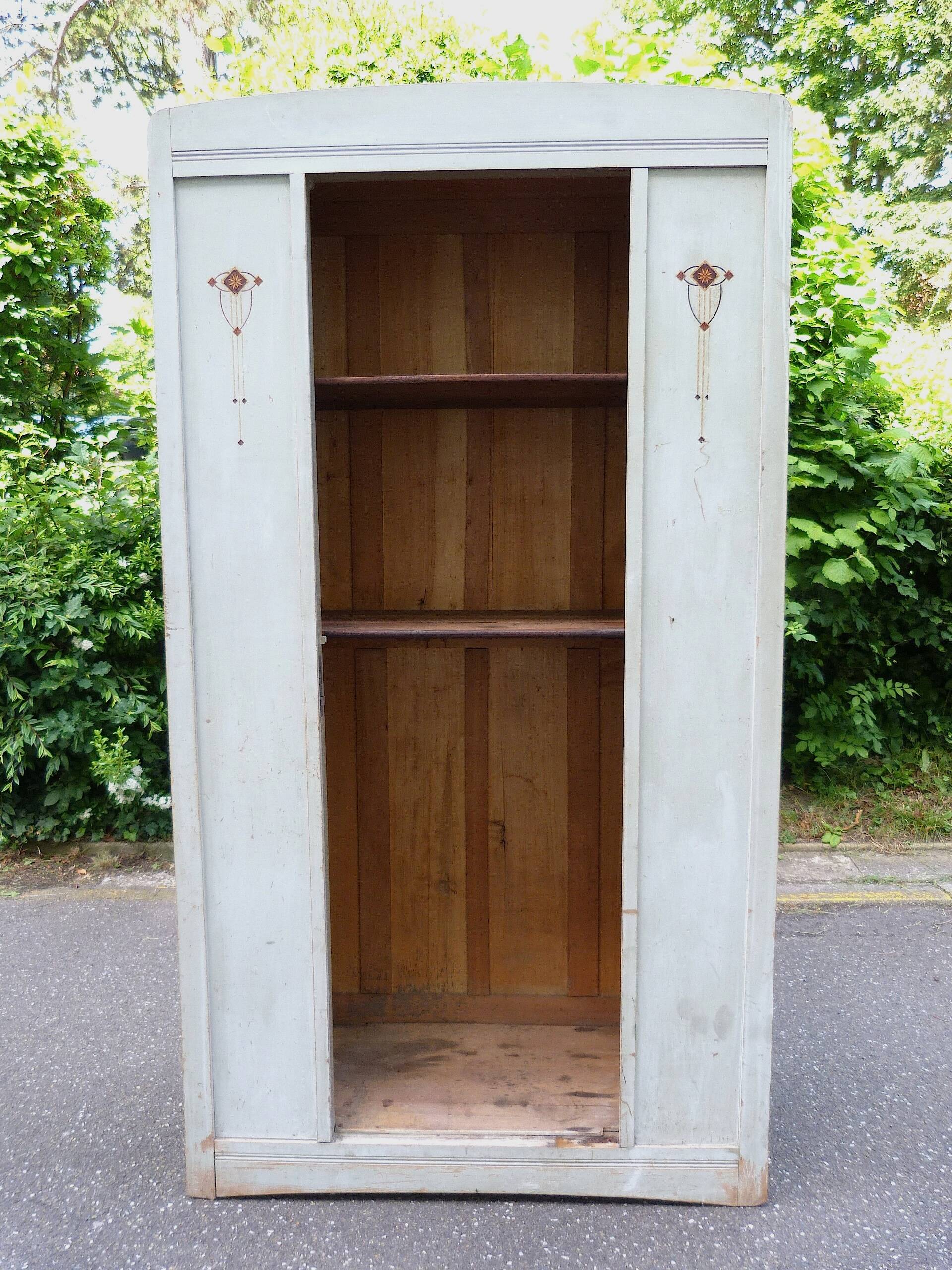 Antique bookcase cabinet