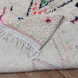 Handmade wool Berber rug 250x150 cm
