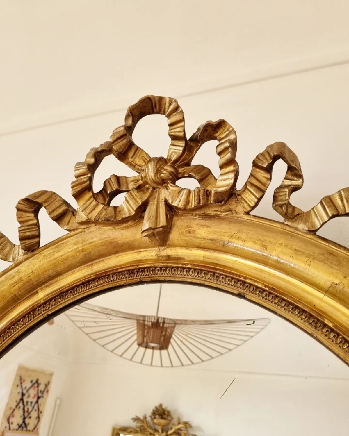 Oval mirror Louis XVI 102x75cm