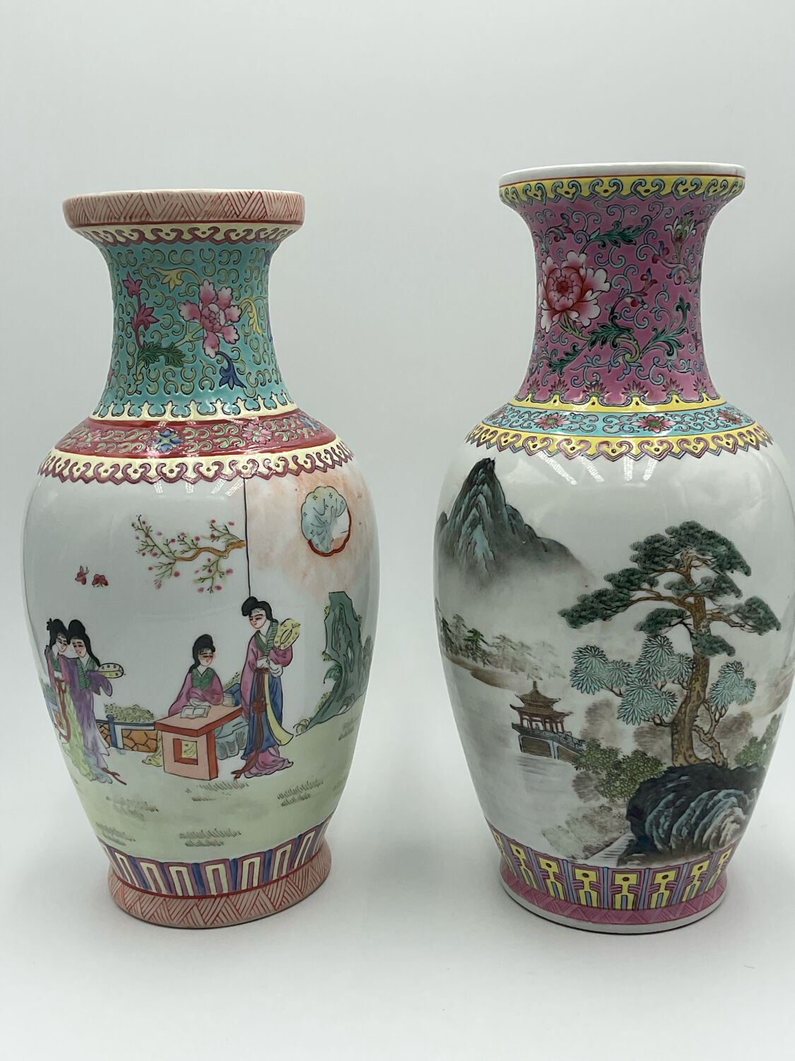 Chinese porcelain vases
