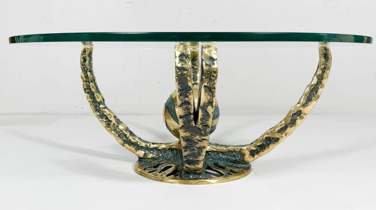 Henri Fernandez. Coffee table by Henri Fernandez, model: 'Octo', France, 1970s.
