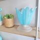 Adorable vintage glass table lamp
