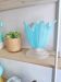 Adorable vintage glass table lamp