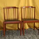 Paire de chaises art deco