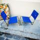 Pair of lafuma beach folding chairs