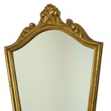 Classic Gold Leaf Mirror Crested Mirror Baroque Style 75cm