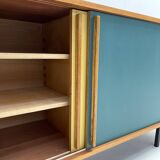 Belgium oak customized sideboard from 1960's
