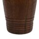 Vintage umbrella stand - holder oak basket storage design 60's minimalist