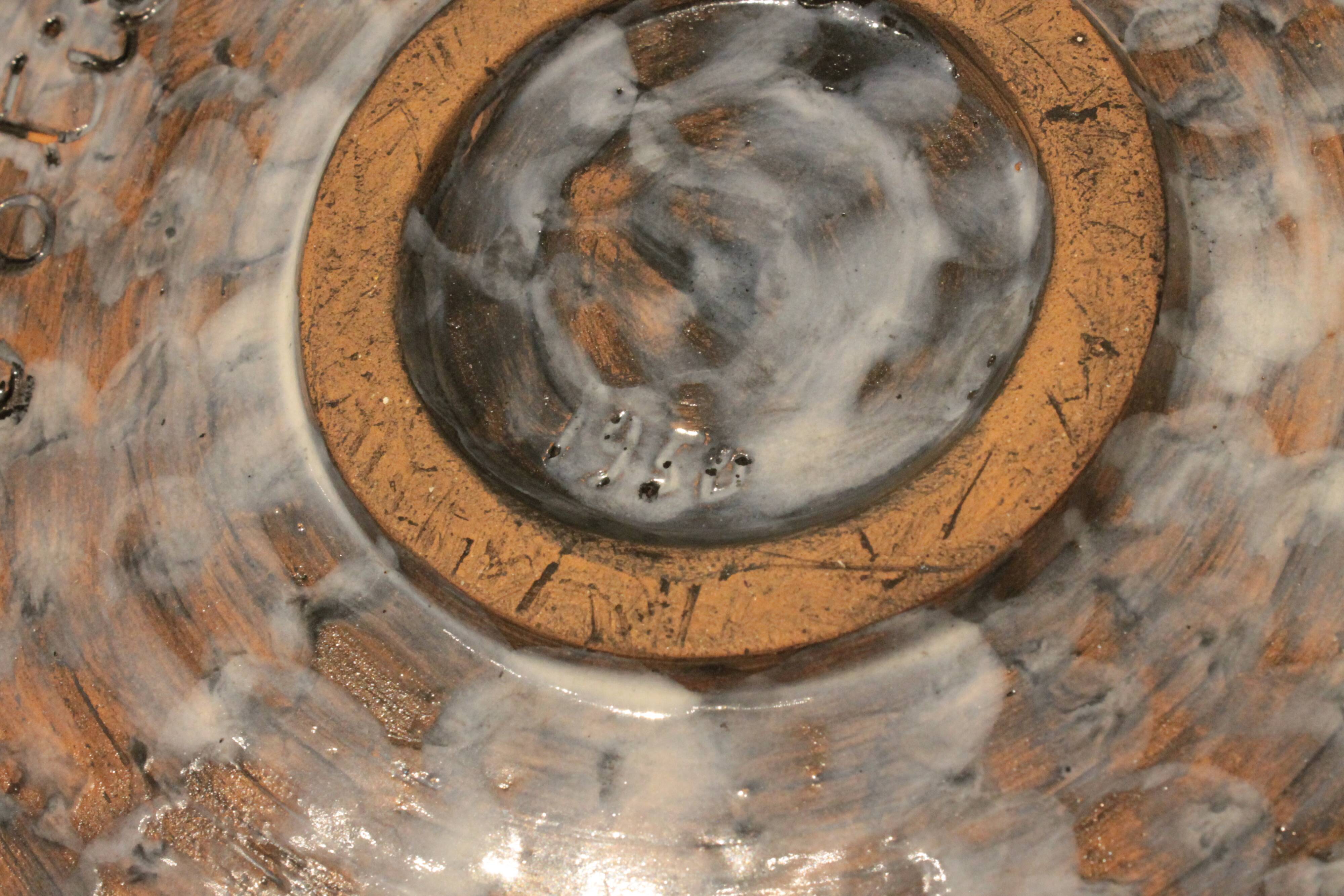 Plat en céramique de Jean Rivier