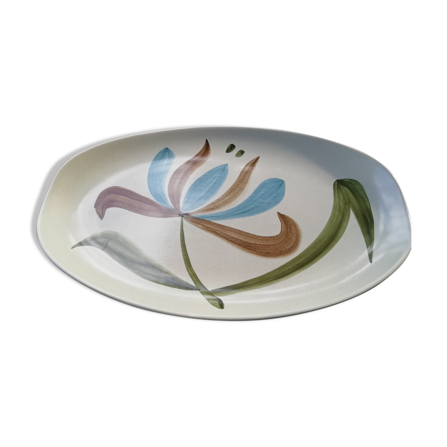 Saline oval dish