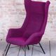 Mid-Century Wingchair in Plastic Fiber from Miroslav Navratil, Czech, 1950s