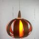 Pendentif champignon OVNI de l'ère spatiale du milieu du siècle, style Hans Agne Jakobsson