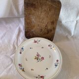 Flat porcelain plates France