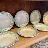 Lot green iron earth plates