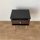 Black bedside, a drawer