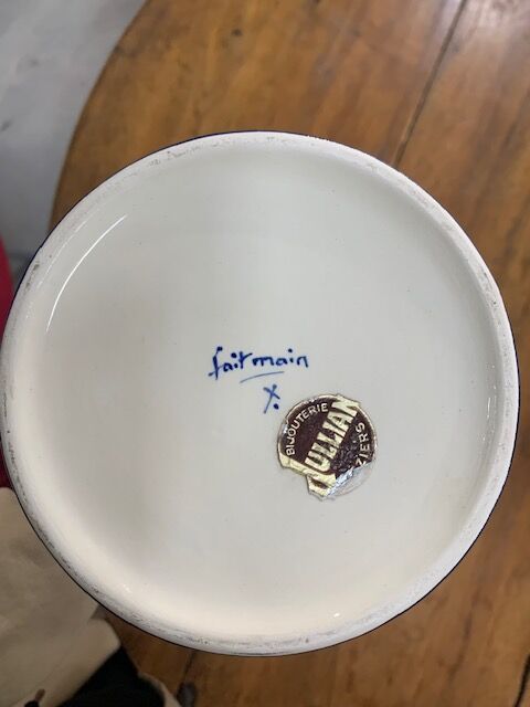 Ewer set and its earthenware dish