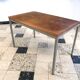 Copper side table with abstract relief from Opal Möbel, West-Germany 1960s