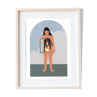 Catching Fire, art print 13x18 cm, numbered and signed