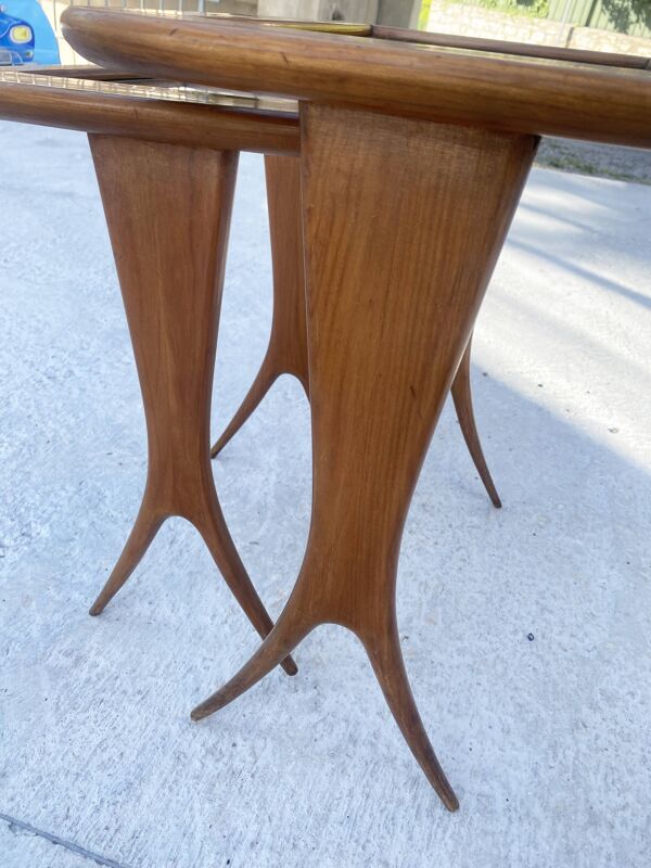 2 tables gigognes Raphael Raffel - années 60