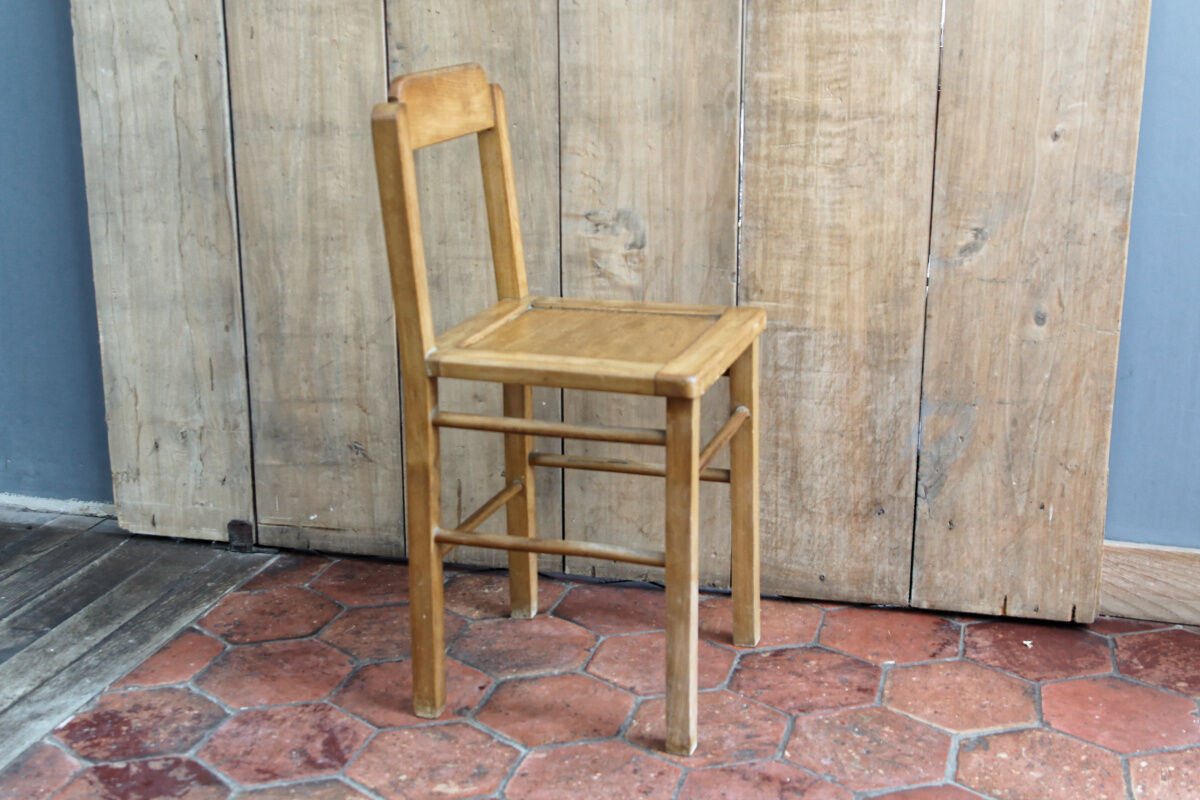 Beech children's chair, 50s