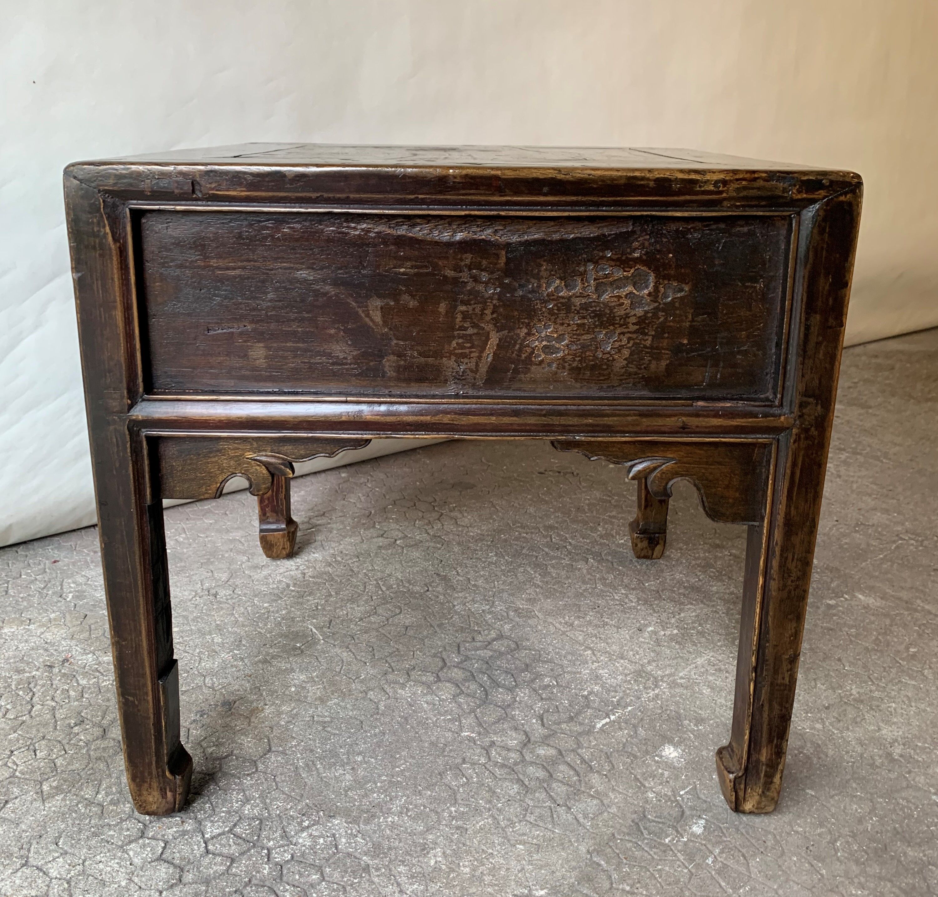 Pair of Chinese bedside tables