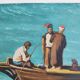 Orientalizing oil painting on panel 29.5 x 22 cm