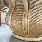 Vivai del sud “flower” rattan coffee table