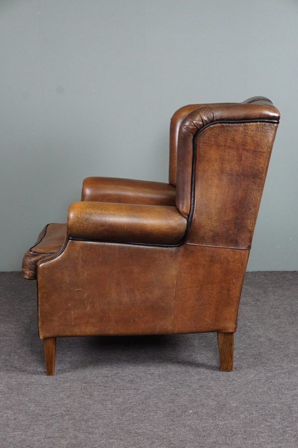Sheepskin armchair