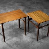 Danish nesting tables in teak, 1960s.