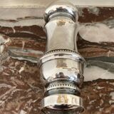 Silver metal pepper mill