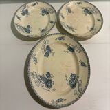 Plat ovale Sarreguemines Royat
