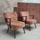 Set de 2 fauteuils de cocktail mid century